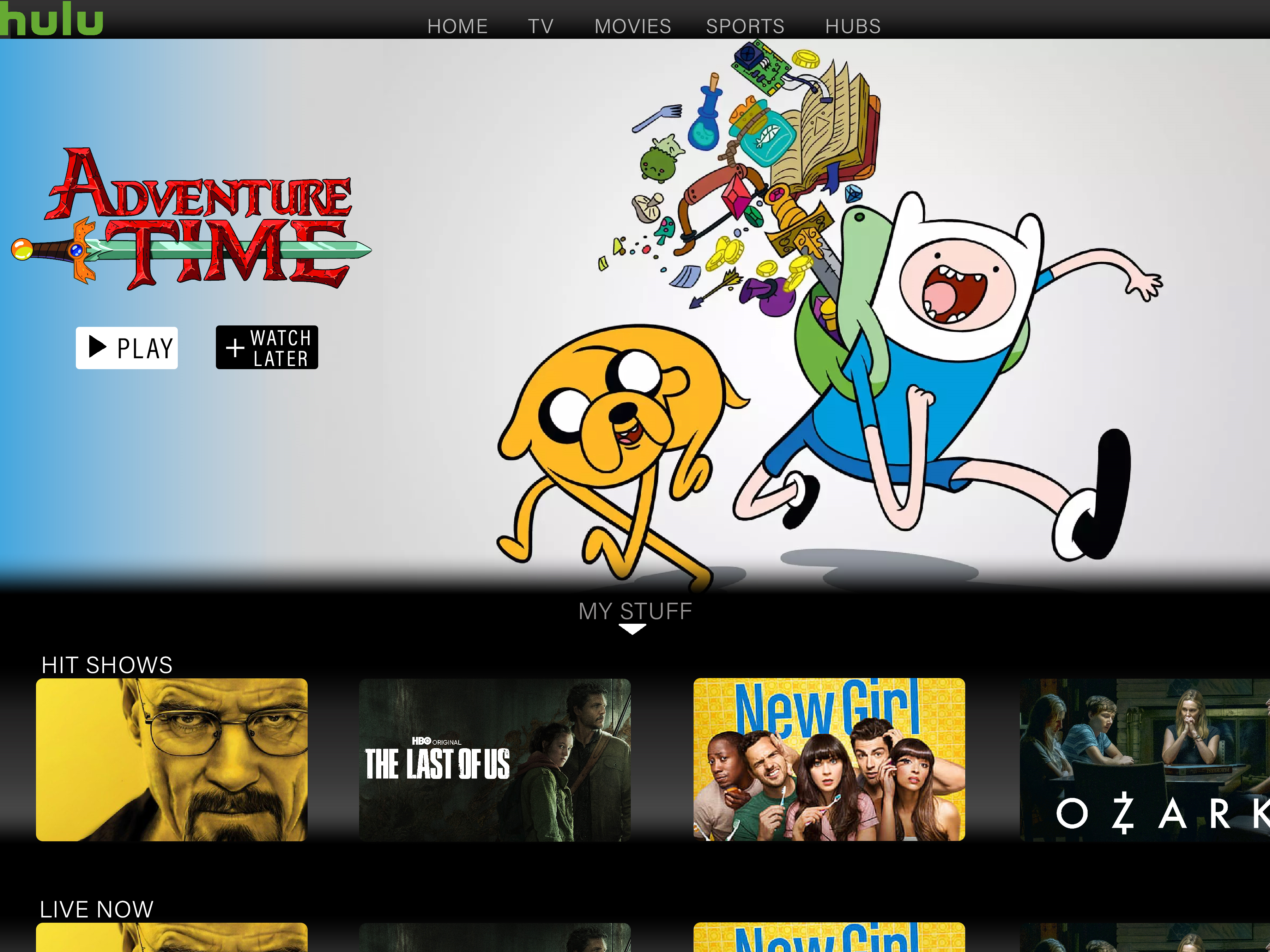 Hulu Redesign